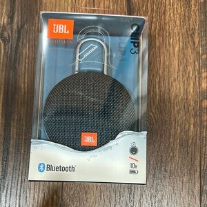 New JBL Clip 3 Bluetooth Speaker - Black